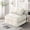 White, variant on MOOSENG Folding Sofa Bed, Convertible Sleeper Chair Bed with Headrest & Lumbar Pillow, Foldable Floor Mattress Sofa for Living Room, Bedroom, Guest Room, Small Space
