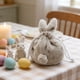 thumbnail image 4 of Bolsa De Almacenamiento De Peluche Bolsa de almacenamiento de conejo de peluche gris con orejas, bolsa de Pascua con cordón para dulces y decoraciones, 1 unidad JASKFLY, 4 of 8