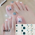 thumbnail image 2 of Penkiiy Toe Nail Stickers Full Nail Wraps ,Toenail Polish Strips Self Adhesive Toes Nail Polish Stickers Gel Nail Strips Manicure Sticker, 2 of 3