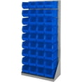thumbnail image 6 of Akro-Mils Stackable Storage Bins, AkroBins 30240 Stacking Organizer, 15"x8"x7", Blue, 12-Pack, 6 of 12