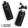 thumbnail image 6 of GEDUX 64 oz Insulated Stainless Steel Water Bottle, Half Gallon Water Bottle with 2-in-1 Chug & Straw Lid and Handle, Leak Proof Wide Mouth Vacuum Tumbler for Gym Travel, 6 of 7