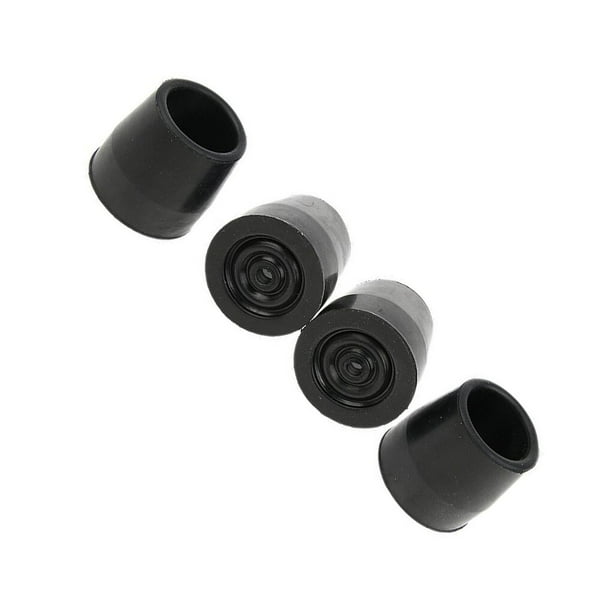 4 Piece Crutch Ferrule Rubber Tips Non Slip Cane End Walking Stick Tip