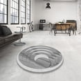 thumbnail image 4 of Ahgly Company Machine Washable Indoor Rectangle Transitional Platinum Silver Gray Area Rugs, 5' x 8', 4 of 7