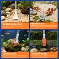 thumbnail image 4 of Aquarium Siphon Vacuum and Water Changer Kit (5-10 Gal)- Small Fish Tanks  Gravel  Sand Cleaning, 4 of 9
