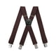 thumbnail image 3 of Tirantes para Hombre, Tirantes con Clip Lateral, Tirantes de Moda con 4 Clips para Trabillas para Cinturón, Tirantes en Forma de X, Tirantes Estilo Ca Café Fernando tirantes para hombre, 3 of 8