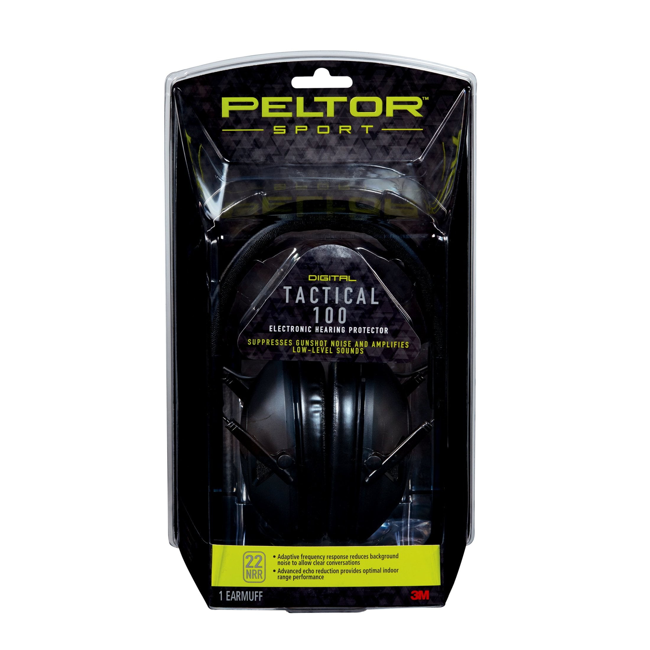 3M Peltor Sport Tactical 300 Hunting Shooting Earmuffs, NRR 24 dB