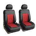thumbnail image 1 of Leatherette Diamond Pattern Seat Cushions For Car Truck SUV Van - Front Seats, 1 of 3