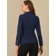 thumbnail image 4 of Chaquede mezclilde oficide trabajo de manlarcon solade jeans pamujer con bolsillos Azul Medio 3XL, 4 of 5