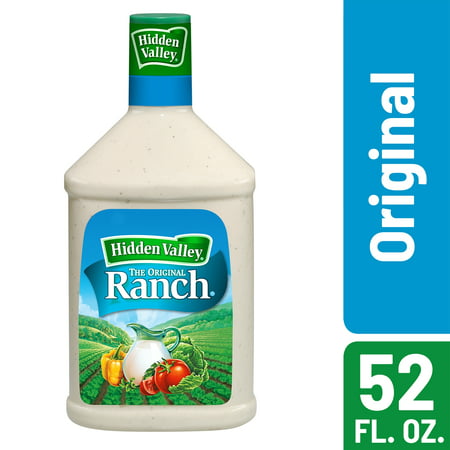 Hidden Valley Original Ranch Salad Dressing & Topping, Gluten Free, Keto-Friendly - 52 Ounce (Best Low Cal Ranch Dressing)