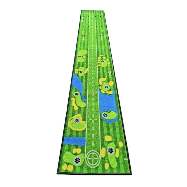 Golf Putting Green Mat Ayuda de entrenamiento de Golf principiante hombres mujeres práctica Mat Golf entrenamiento Mat para deportes accesorios de