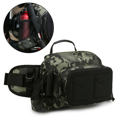 ZPAQI Fishing Tackle Bags MultiPockets Fishing Gear Bags Oxfords Cloth Shoulder Bags