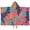 Pioneer Flower Floral-2, variant on Pioneer Flower Floral Print Pattern Hooded Bath Towel，50"x30" for Ages 3 To 12 Kids, Quick Dry Lightweight Soft Microfiber Hood Beach Towel Cover Up for Kids