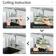 thumbnail image 5 of Serene Spring Landscape Extra Long Silicone Algae Sink Mat 30x5.4in 2 Pack Waterproof Pad for Large Faucets, RV and Bathroom Sink, 5 of 10