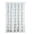 thumbnail image 7 of Ruffled white Fabric Shower Curtain, 7 of 7