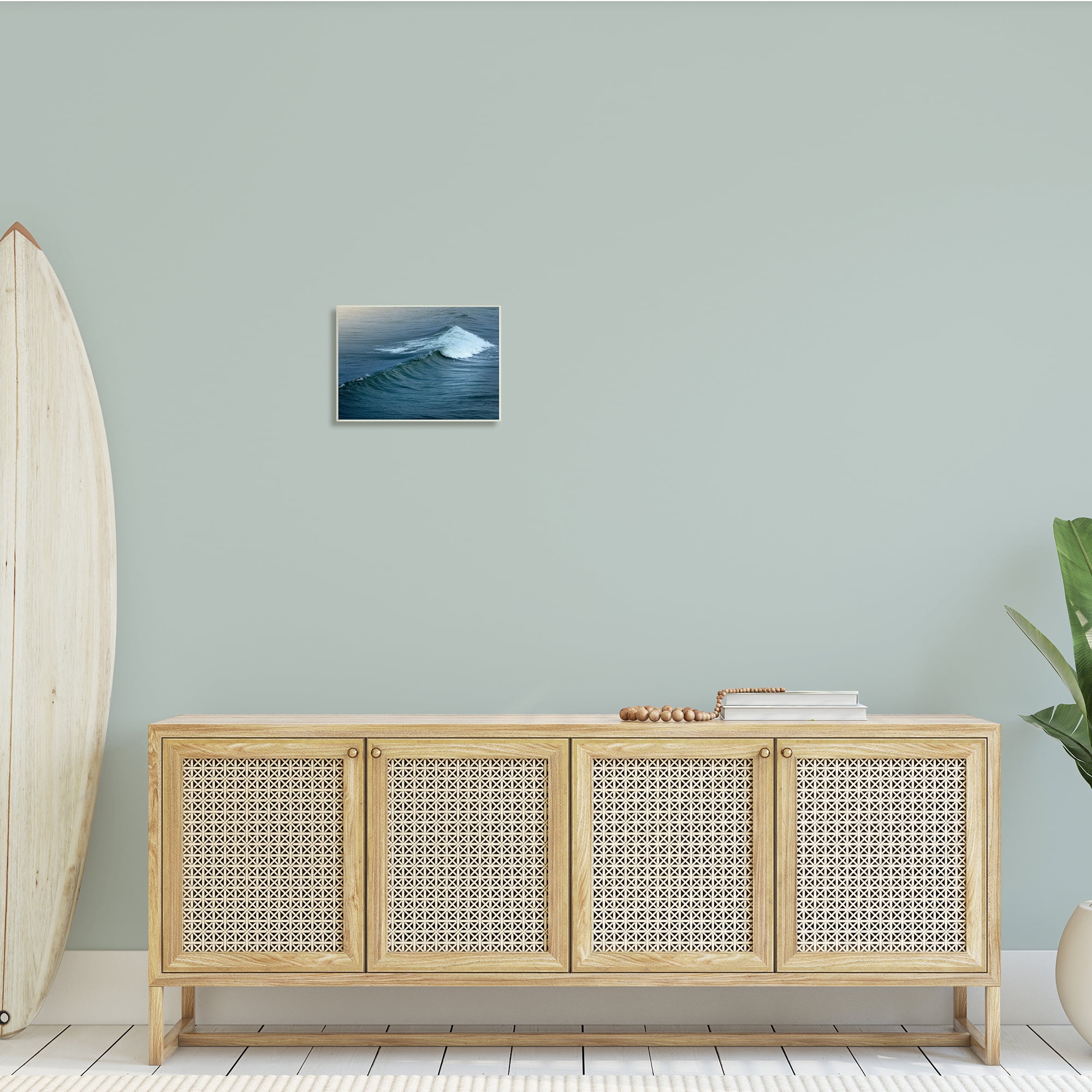 Stupell Indtries White Cap Beach Tide Incoming Wave Tranquil Waters,15 x 10,Design by Ian Winstanley