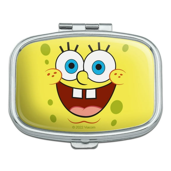 SpongeBob Goofy Smile Face Rectangle Pill Case Trinket Gift Box