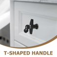 thumbnail image 3 of 1 Set T Handle Cabinet Locks RV Truck Storage Drawer Locks with Keys Garage Door Latch Locks Letter Box Drawer Locks for Trailers, 3 of 4