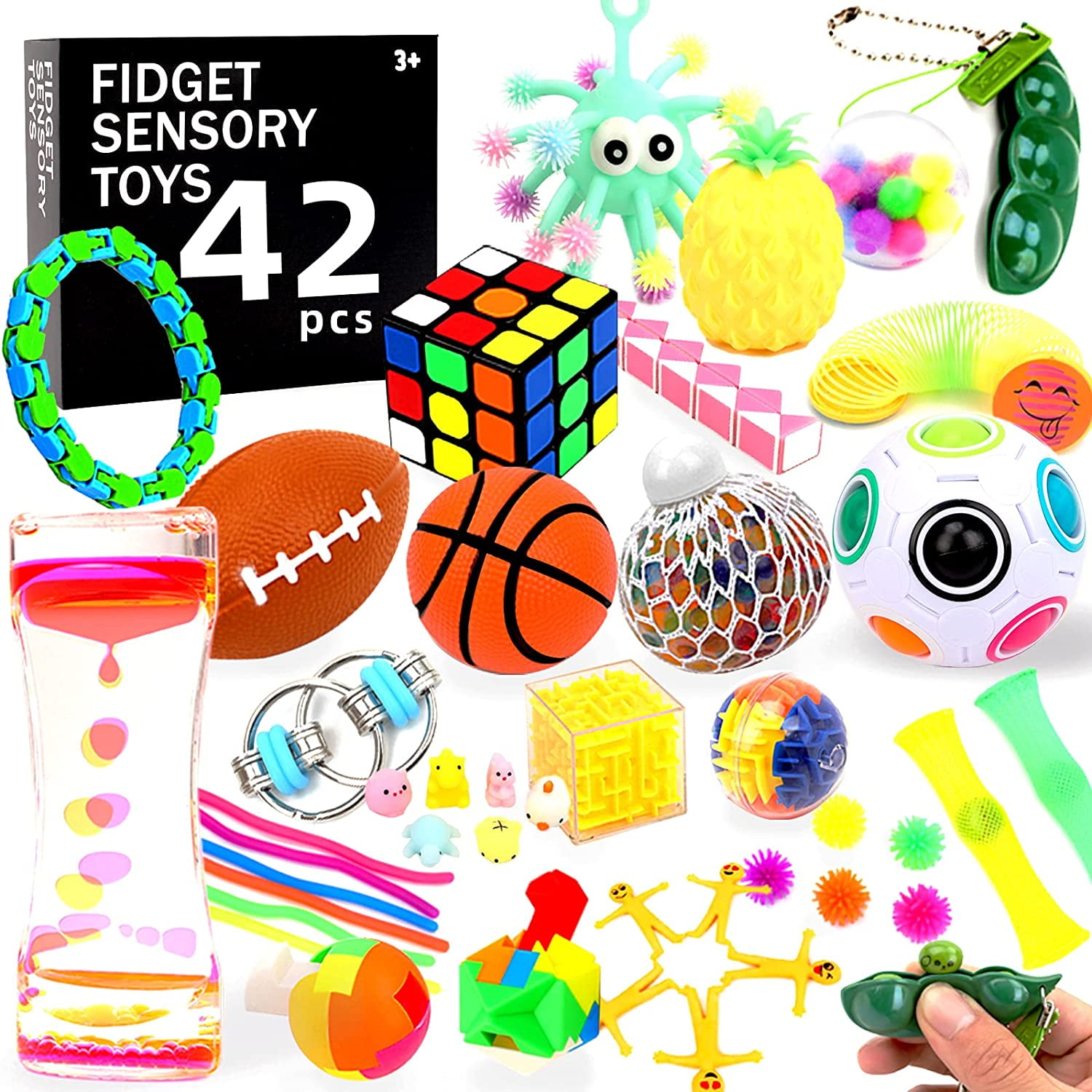 49pcs Popite Tretchy chaînes cadeau Antistress sensorielle Figet jouets de  secours - Chine Pop et le stress soulager Jouet Jouet de décompression prix