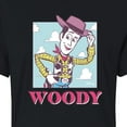 thumbnail image 3 of Toy Story 4 - Sunny Side Up Woody - Juniors Cropped Cotton Blend T-Shirt, 3 of 5