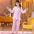 thumbnail image 4 of Pijamas de encaje de franela para niños, Conjunto de pijama de Navidad para niñas, ropa de dormir gruesa de princesa, pijamas cálidos de lana Coral, 4 of 4
