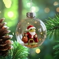 thumbnail image 1 of Exquisite Spherical Three Dimensional Christmas Frogs Ornament Home Decoration Round Hanging Ornament, 1 of 6