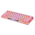 thumbnail image 2 of Teclado Mecánico Inalámbrico CUTICAT CK62 Eje Rojo Rosa 61 Teclas RGB, 2 of 8