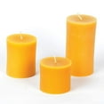 thumbnail image 4 of 100% Beeswax Pillar Candle, Long Burn Time and Honey-Like Fragrance, Smokeless and Dripless, No Added Scents, Paraffin or Chemical Fillers, 3x3 Burns Up to 40 Hours, 4 of 4