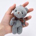 thumbnail image 1 of Encantadora muñeca de oso de dibujos animados lindo DIY boda regalos de San Valentín colgante juguetes de peluche, 1 of 6