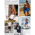 thumbnail image 5 of Ekouaer Mens Swim Trunks 7 Inch Quick Dry Board Shorts Swimwear Bathing Suits with Mesh Liner 2 in 1 Surf Swimming Short with Pockets, 5 of 6