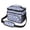 Daisy Pioneer Flower-2, variant on Daisy Pioneer Flower Black Pattern Insulated Lunch Box for Women Men, Medium Leakproof Cooler Bag with Adjustable Strap, 10"x6.7"x8"