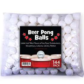 Beer Pong Plastic Balls Bulk 48 Pack Of Washable Ping Pong Balls