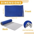 thumbnail image 4 of Unique Bargains 150x Suede Headliner Fabric 12"x57" Foam Back for Car Interior Roof Repair Blue 24" L × 57" W, 4 of 8