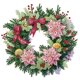 thumbnail image 2 of 5 Uds 5D DIY Parcial Especial en Forma Taladro Corona Navidad 30x30cm, 2 of 2