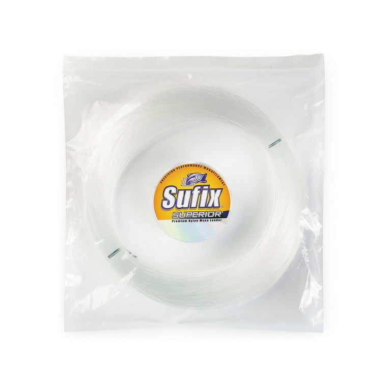 Sufix Superior Leader 110-Yards Leader Wheel Fishing Line (Clear, 40-Pound)  