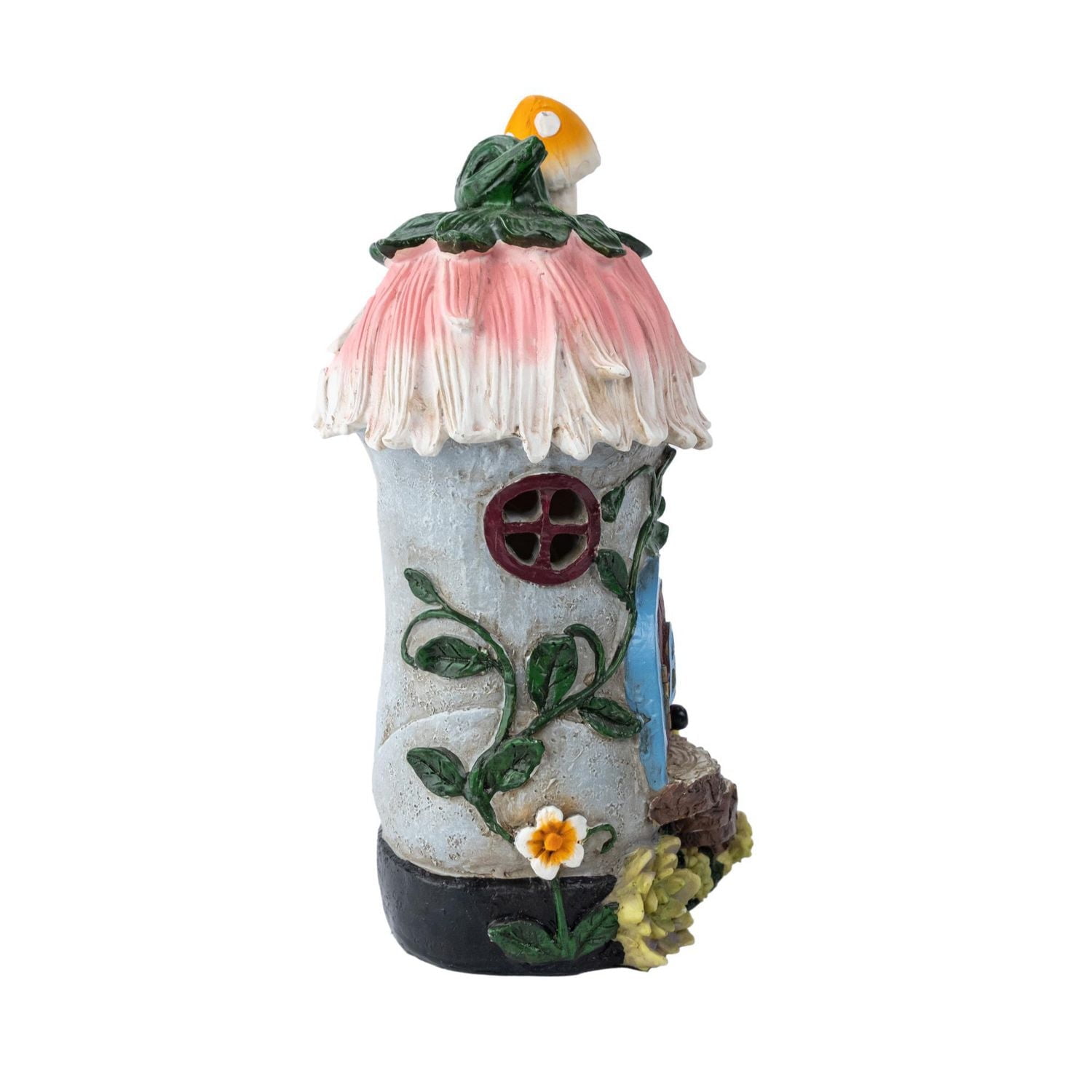 HOMETRENDS GARDEN STATUES - PINK/GREY BOOT