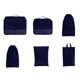 thumbnail image 2 of Set de 6 cubos de viaje con bolsa para zapatos, estuche para dispositivos electrónicos y organizador de cosméticos | Organizadores de equipaje para maletas | Bolsas ligeras de poliéster para guardar, 2 of 7