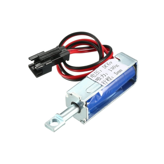Cerradura de solenoide electromagnética de 5mm tipo tirador DC6V 1.5A para cerradura de puerta de gabinete eléctrica