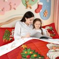 thumbnail image 5 of Manfei Xmas Bright Snowflake 7 Pieces Full Size Bedding Sets,Country Farm Cattle Full Size Bed in a Bag,Xmas Reversible, 5 of 7