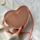thumbnail image 4 of Bolso de Hombro Baoblaze Corazón de Amor Piel Sintética Brillante Rosado, 4 of 8