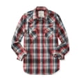 thumbnail image 1 of Camisa Aeropostale Western Plaid Button Up para hombre rojo pequeño, 1 of 1