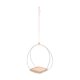 thumbnail image 2 of Macetero colgante de madera con soporte de cuerda de algodón, estilo europeo moderno, apto para plantas pequeñas y decoración, 30 cm de diámetro., 2 of 6