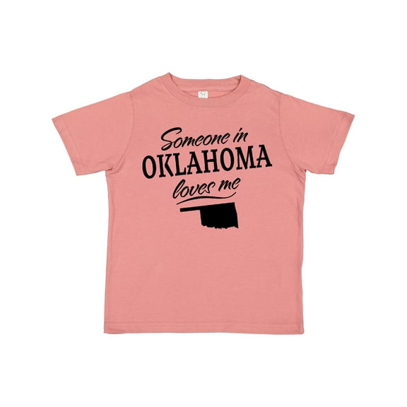 Inktastic Someone in Oklahoma Loves Me Boys or Girls Toddler T-Shirt