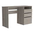 thumbnail image 4 of Nmkwnr Home Office 3 Drawers Computer Desk with 1 Shelf, Light Gray, 4 of 7