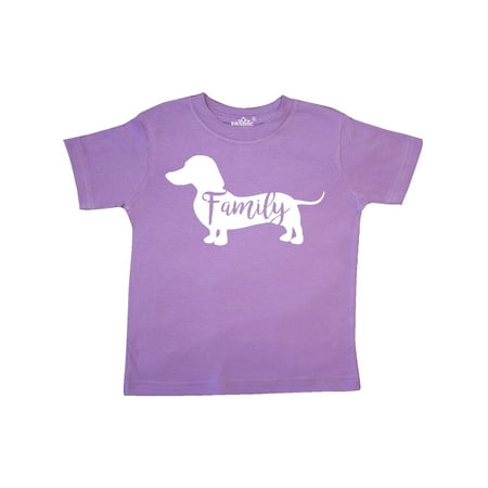 

Inktastic Family Dog- short haired Dachshund Gift Toddler Boy or Toddler Girl T-Shirt