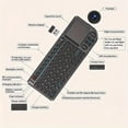 thumbnail image 3 of HaoXun Wireless Mini Keyboard with Touchpad - 3-in-1 Integrated Keyboard and Mouse Combo, Plug and Play up to 10m Range, Rechargeable Lithium Battery for Computer, PC, Laptop Use, 3 of 8
