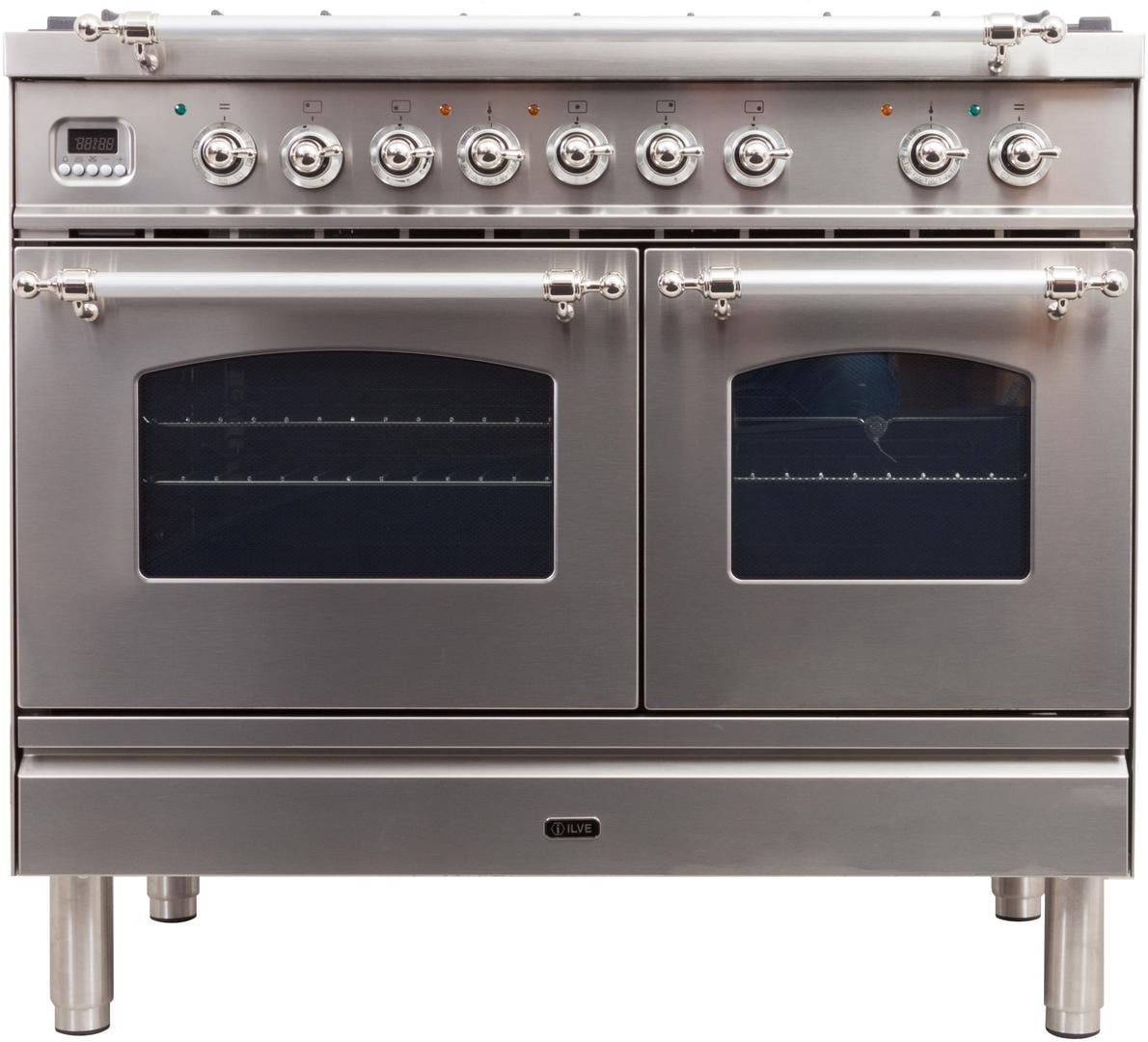 Ilve UPDN100FDMPIX Nostalgie Series 40 Inch Dual Fuel Convection