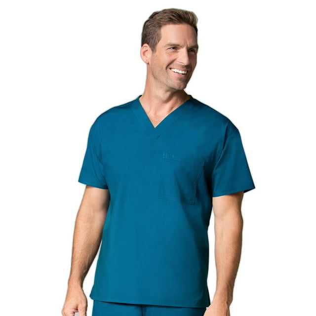 Core par Maevn Haut d'Uniforme Unisexe à Col en V, 1 Poche, Uni