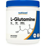 Nutricost L-Glutamine Powder 250 Grams - Gluten Free & Non-GMO Supplement