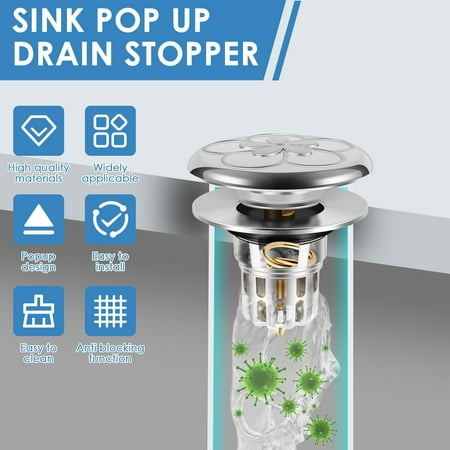 

Keyboard Cleaningwith Bottle and BrushFor Deep Cleaning Bathroom Stopper Hair Catcher Up Drain Filter Clogging Strainer Washbasin