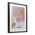 thumbnail image 2 of Stupell Industries Glam Pink Martini Bar with Lime Black Framed Print Under Glass, 13 x 16, by The Prints Vibe, 2 of 8